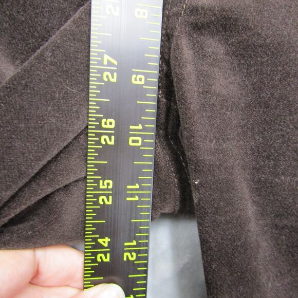 Cabi Pants Size 8 Women's Brown Velvet Velour Trouser Bootcut - Picture 9 of 10